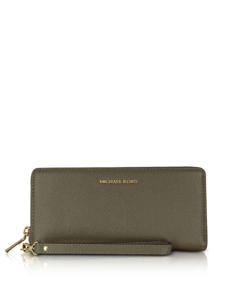 michael kors olive green wallet|Michael Kors olive green handbag.